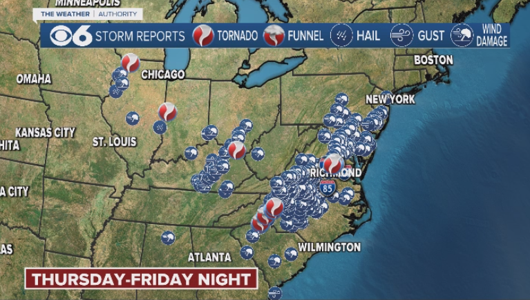 Storm reports Thursday, May 26-Friday, May 27, 2022.