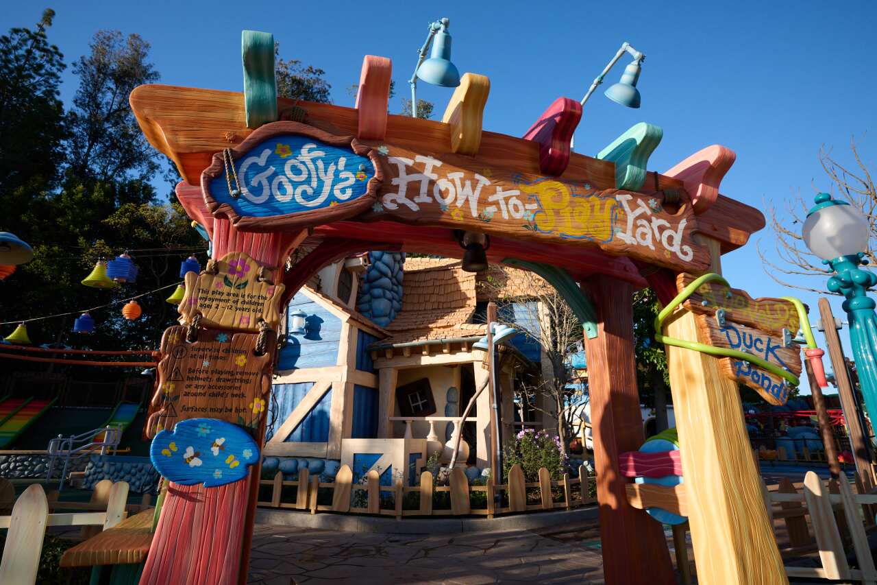 Goofy’s How-To-Play Yard in Mickey’s Toontown at Disneyland Park