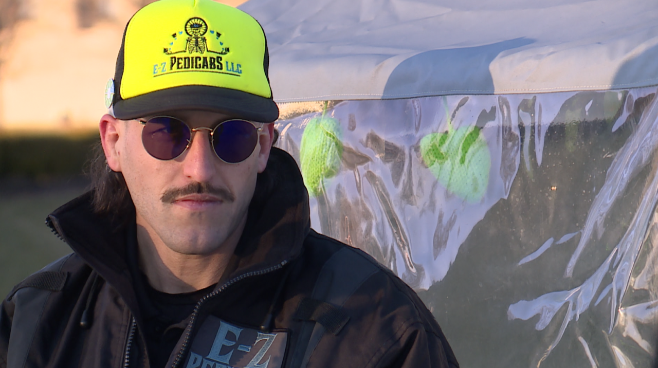 Atticus Sloan, co-founder and operator of E-Z Pedicabs - .png