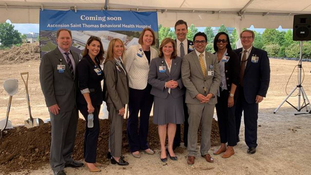 Crews Break Ground On St Thomas Behavioral Health Hospital