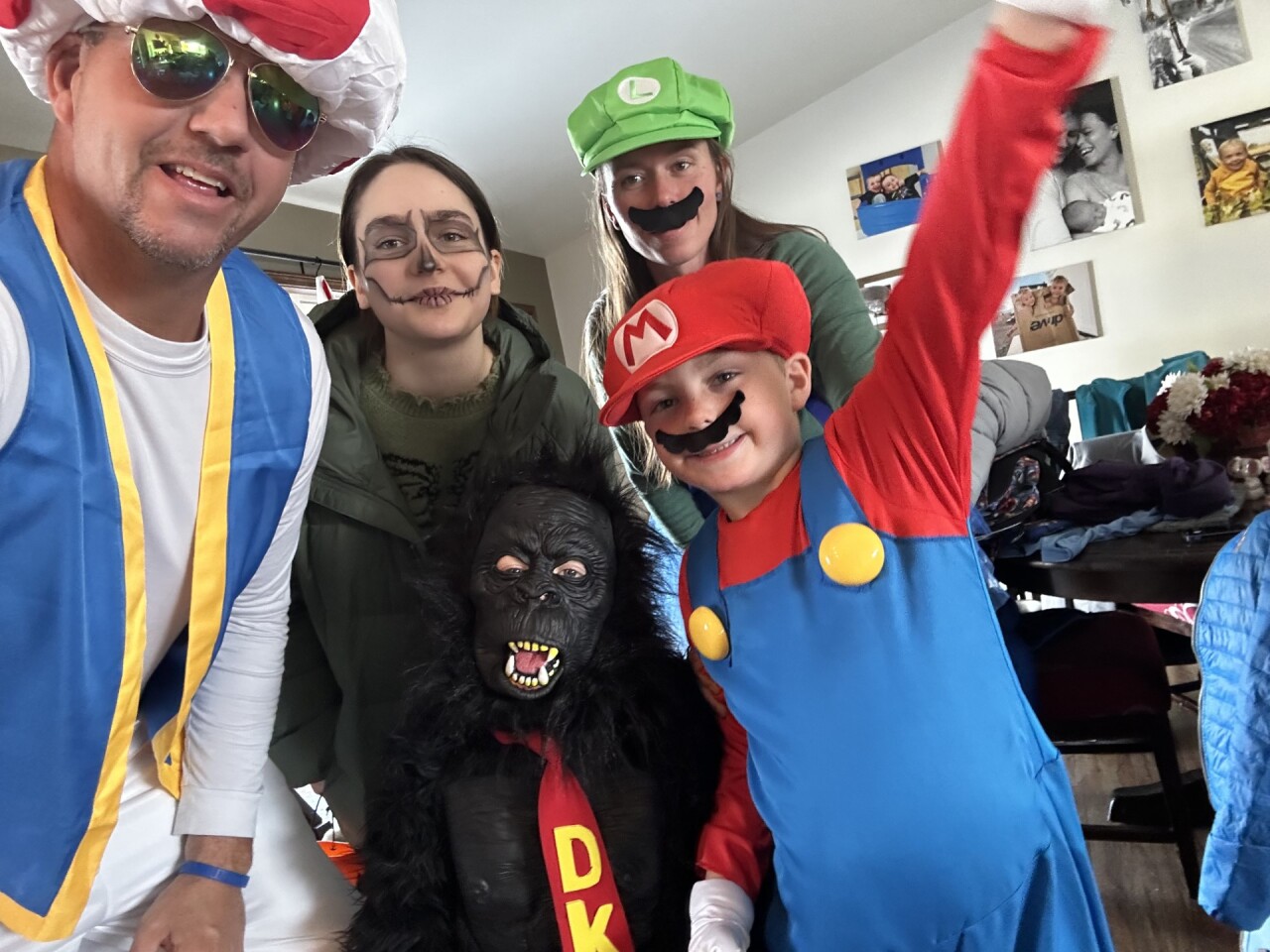 Halloween with host family