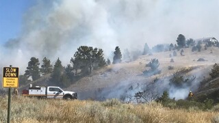 Several fires burning northwest of Helena