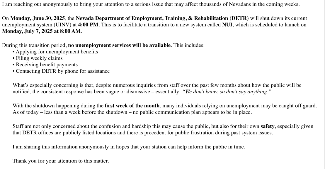 DETR anonymous email