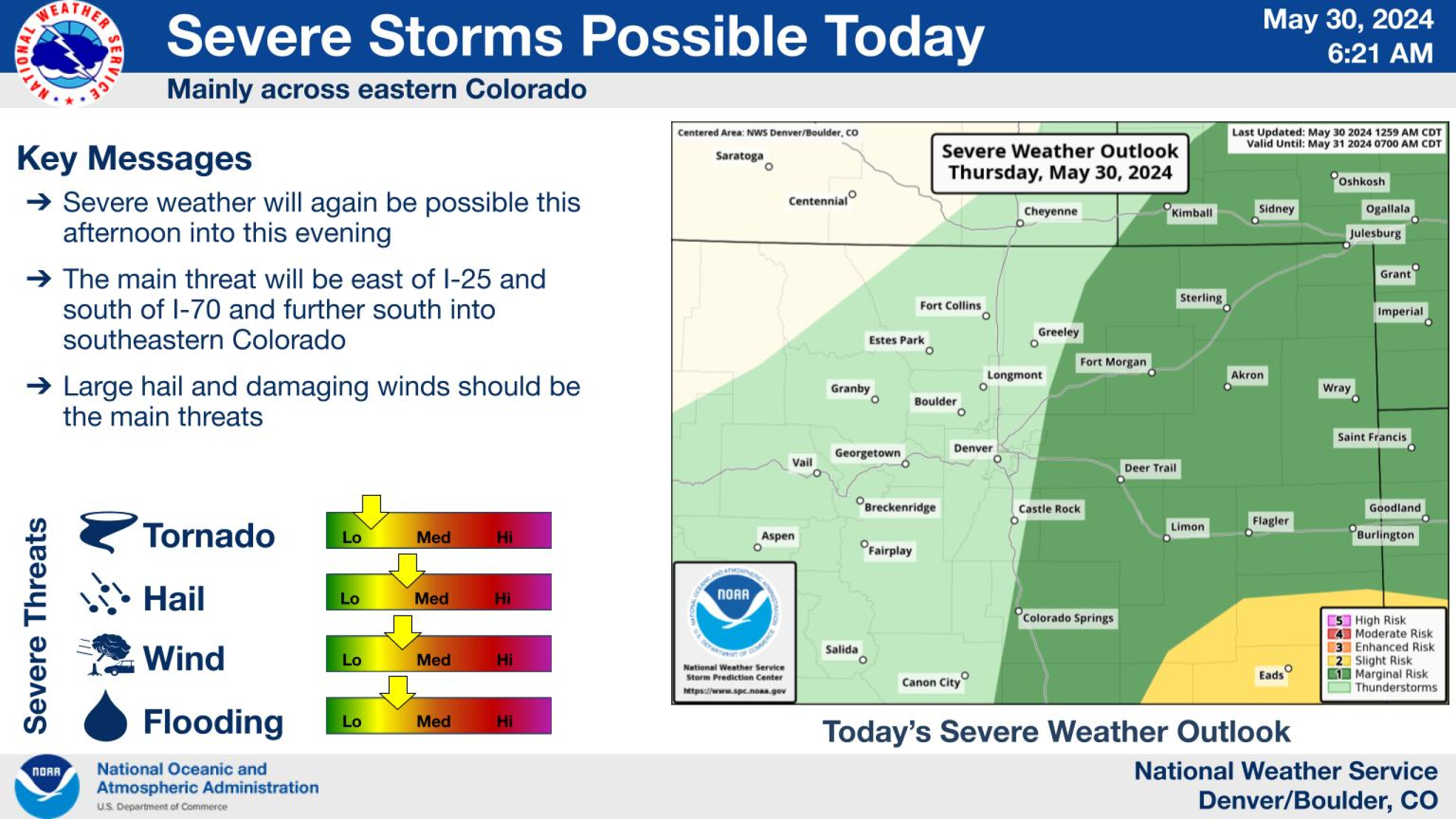 Afternoon storms for the Denver metro, plains Thursday, Friday: Weather ...