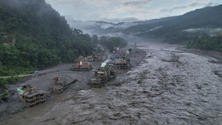 APTOPIX Nepal Flash Floods