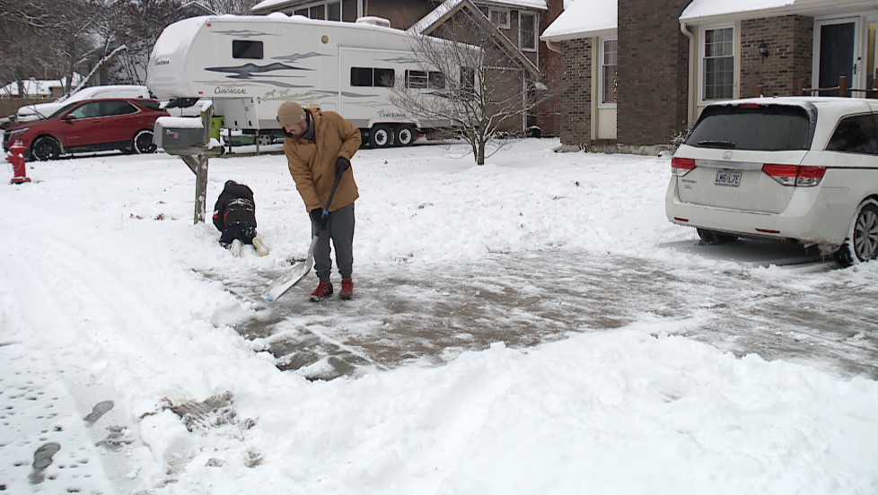 Belton School Families Snow