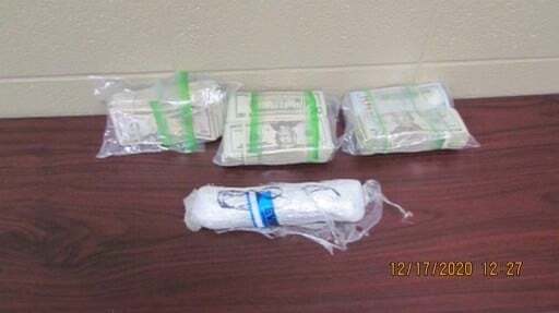 Meth and cash seized