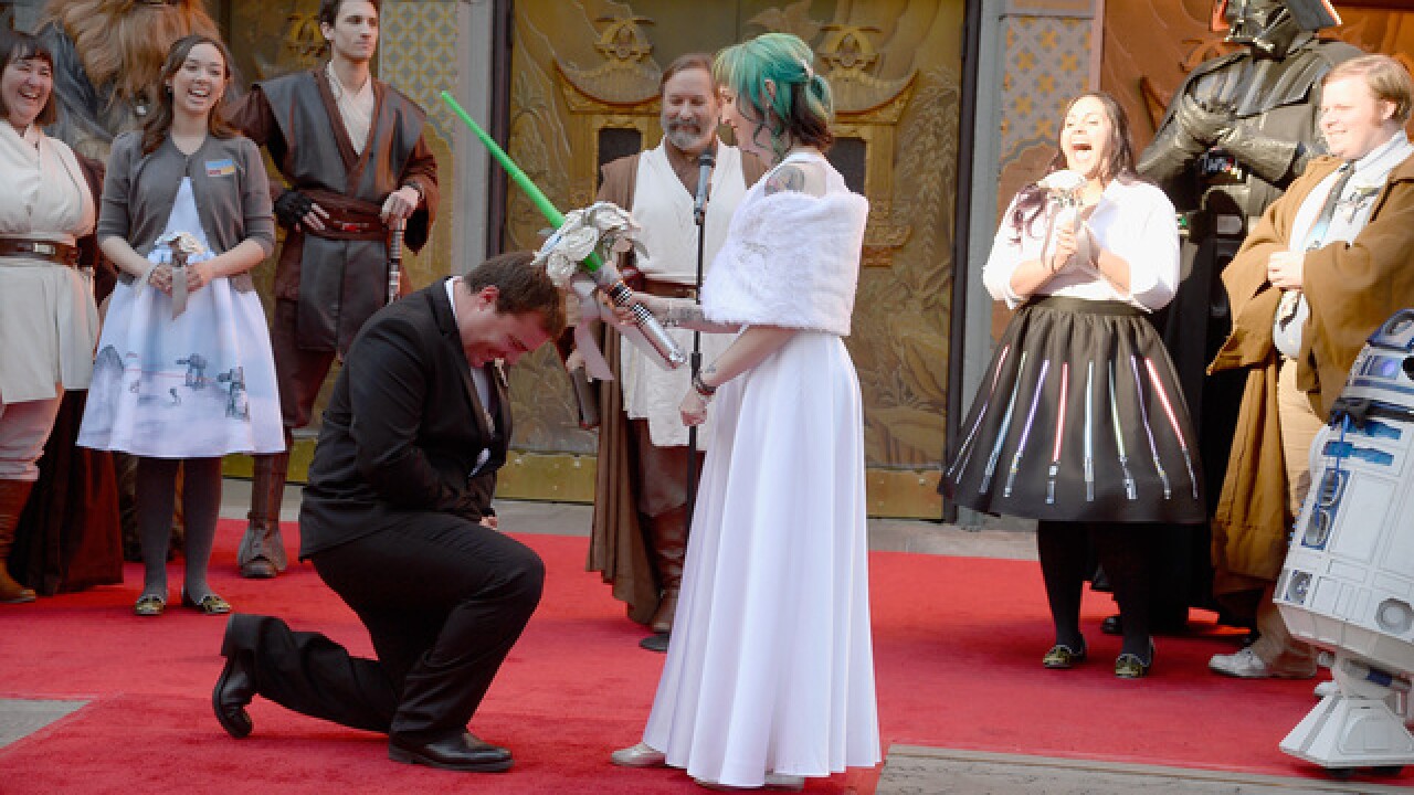 GALLERY: Fans geek out at 'Star Wars' premiere
