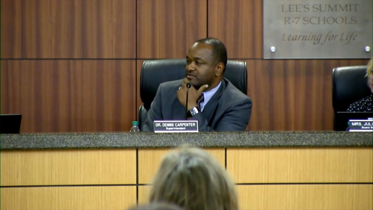 Dr. Dennis Carpenter, interim superintendent, Hickman Mills School District