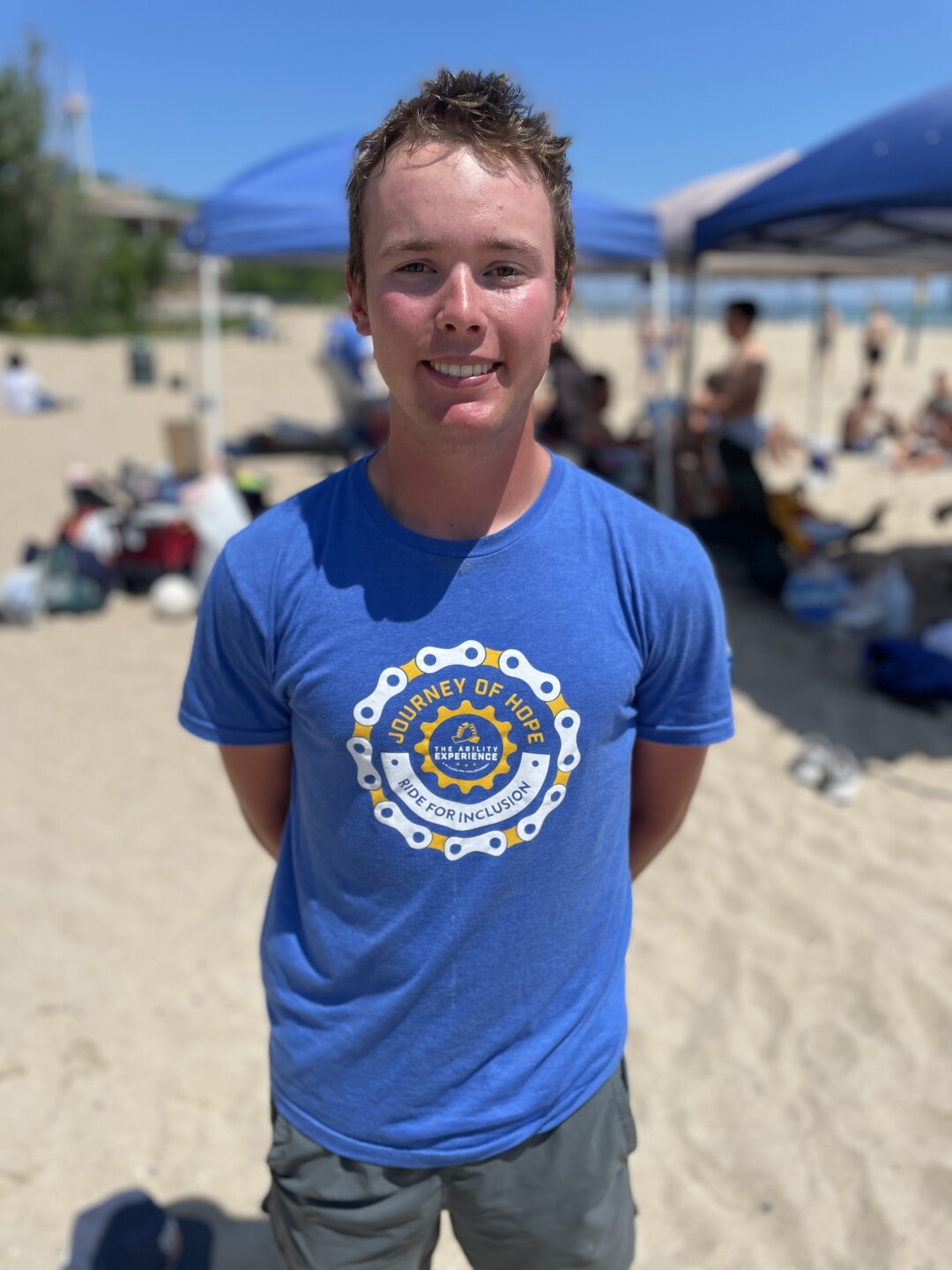 Charlie Taft, a rider from Whitefish Bay.