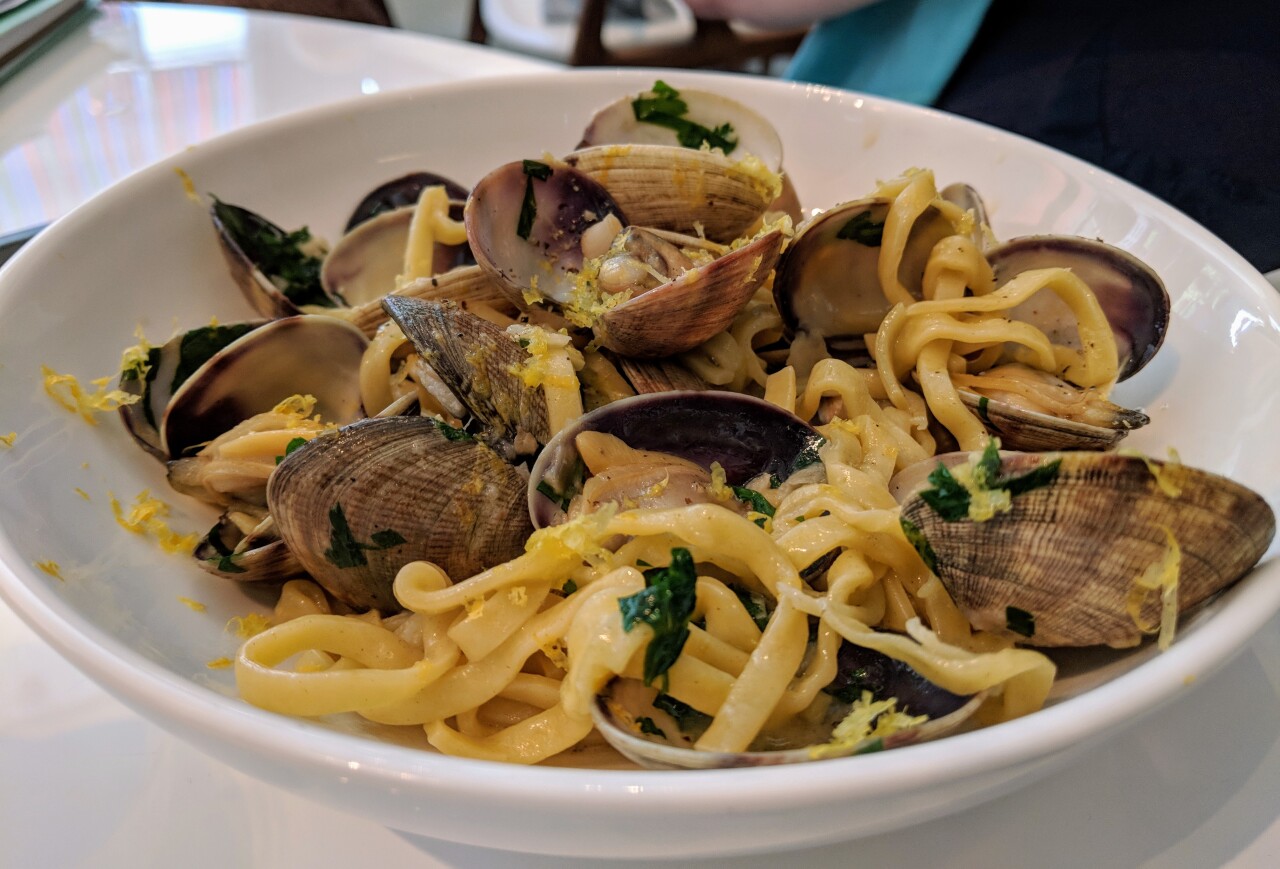 Handmade Linguini and Clams at Fausto (photo by G. Yek).jpg