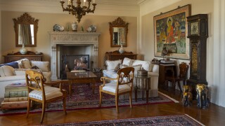 Inside one of Sen. Dianne Feinstein's homes. 