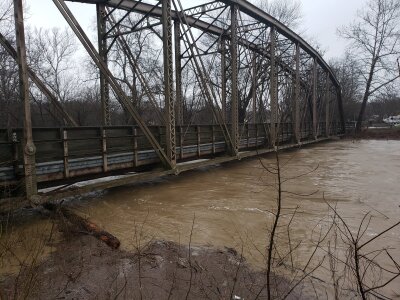 Morrow flooding Little MiamI River