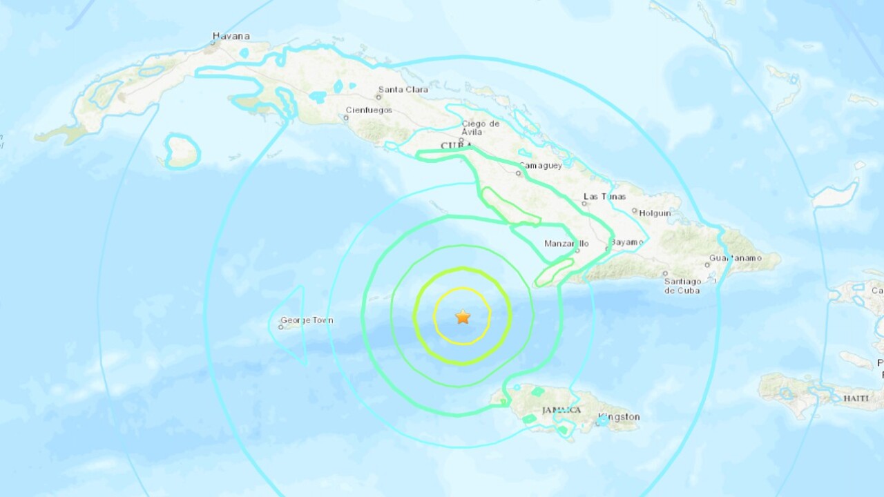 Powerful Magnitude 7 7 Earthquake Hits Between Cuba And Jamaica