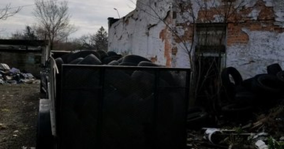 Suspect arrested for illegal tire dump
