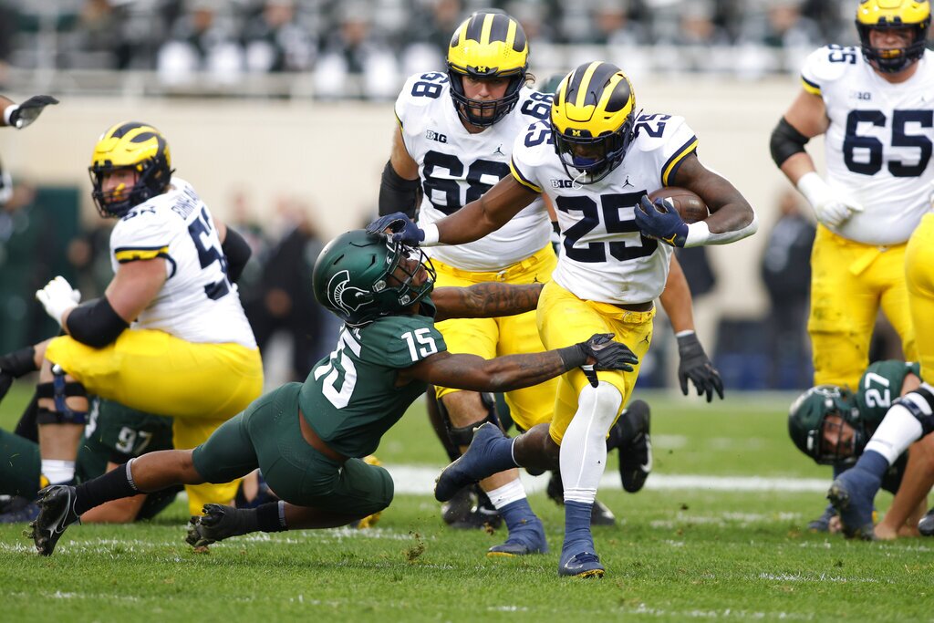 Gallery See the best photos from Michigan vs. Michigan State