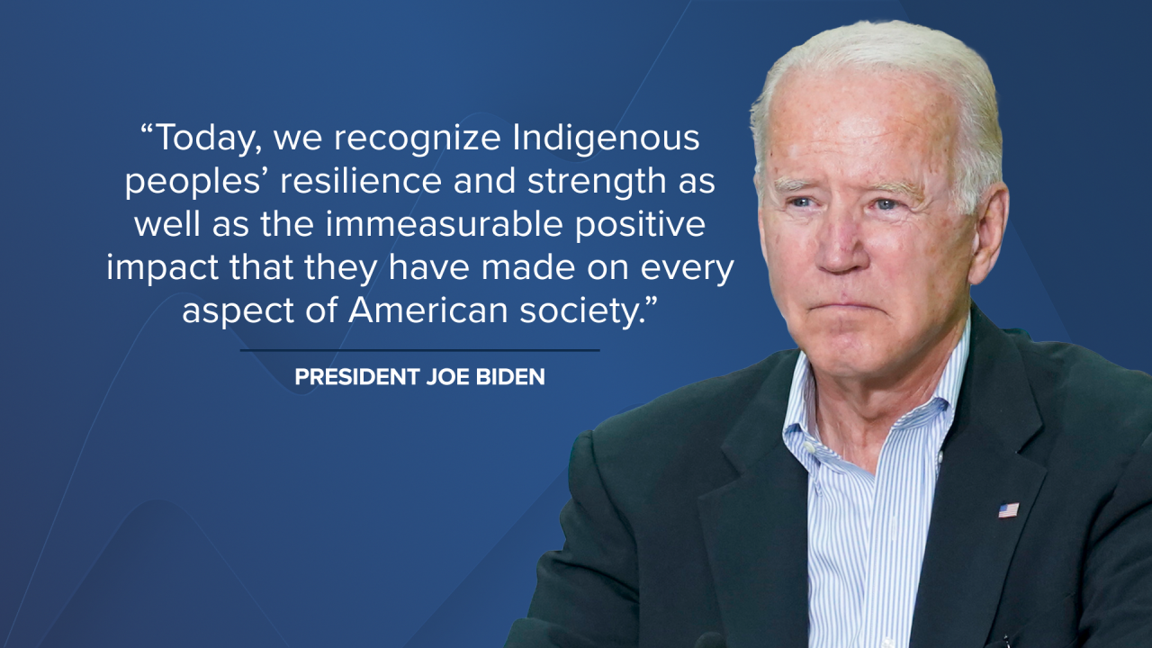 Biden Indigenous People's Day