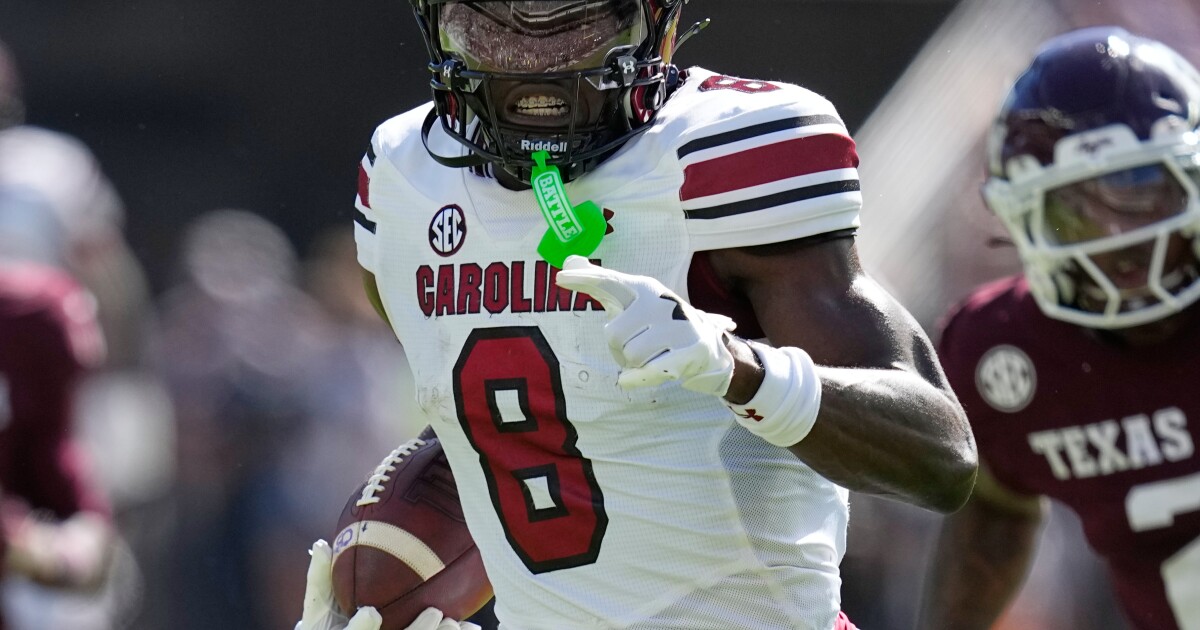 Texas state trooper sent home after bumping South Carolina player during game