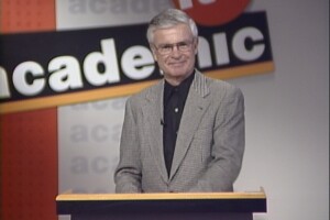 Don Webster hosting Academic Challenge