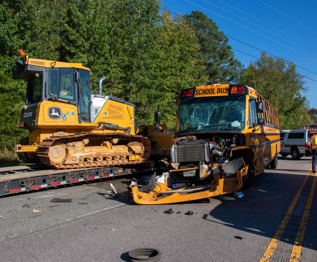Prince George County school bus crash