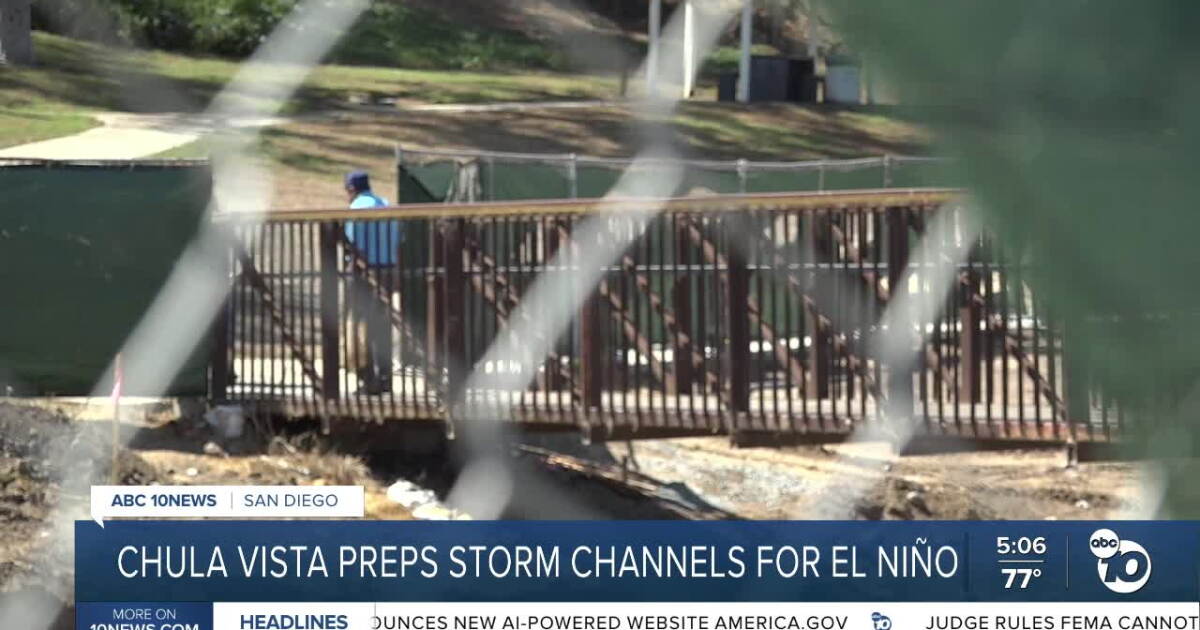 Chula Vista Braces for El Niño: Storm Channels Reinforced, Drains Cleared Ahead of Heavy Rains