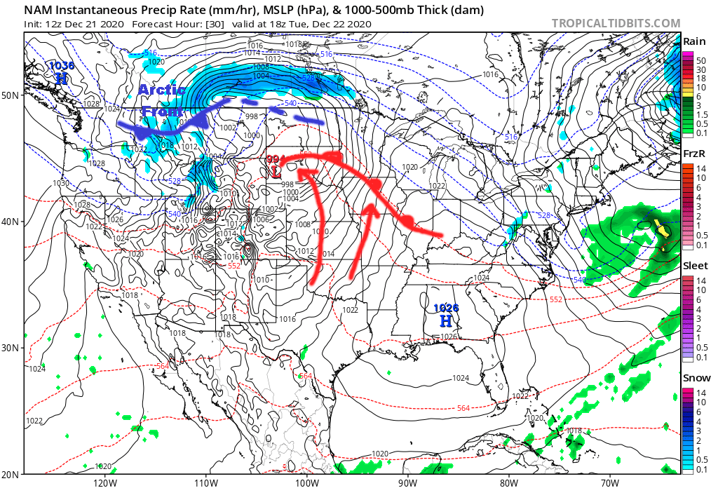 Surface Forecast Valid Noon On Tuesday.png
