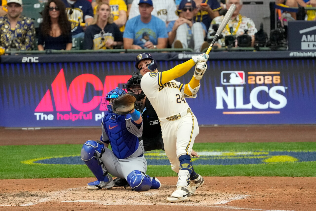 NLCS Dodgers Brewers Baseball