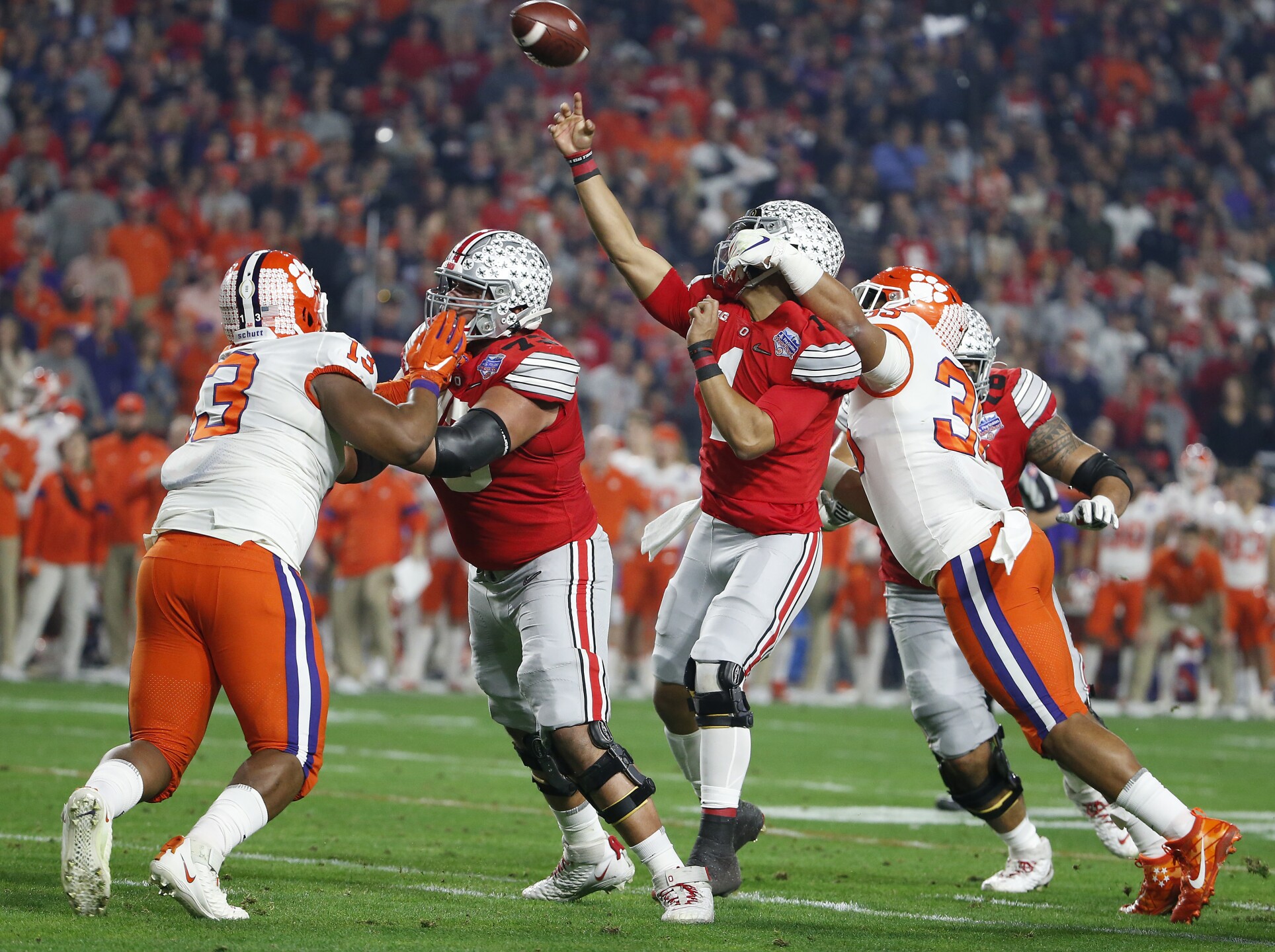 PHOTOS: The Ohio State Buckeyes fall to the Clemson Tigers ...