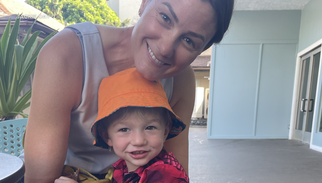 Family time with Tate