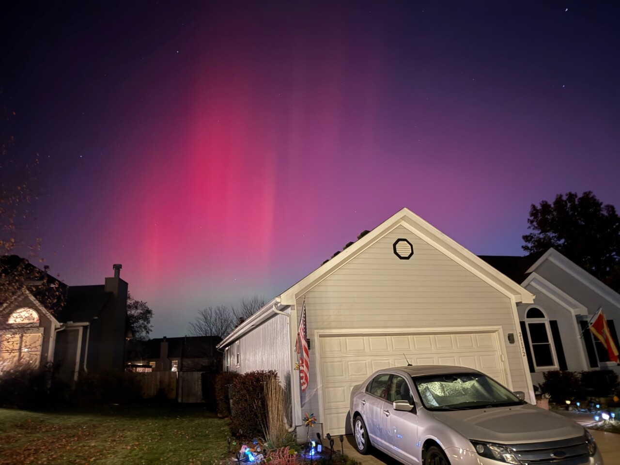 Northern Lights in Johnson County