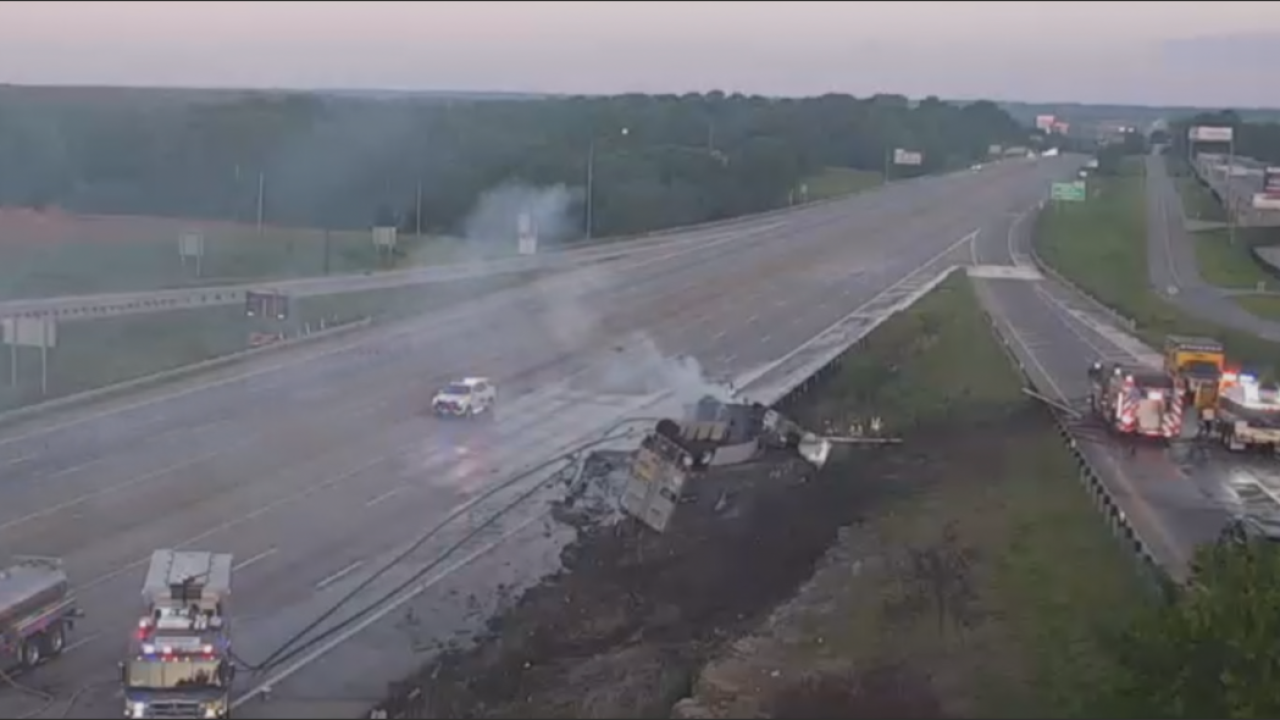 I-70 WB at Woods Chapel Road