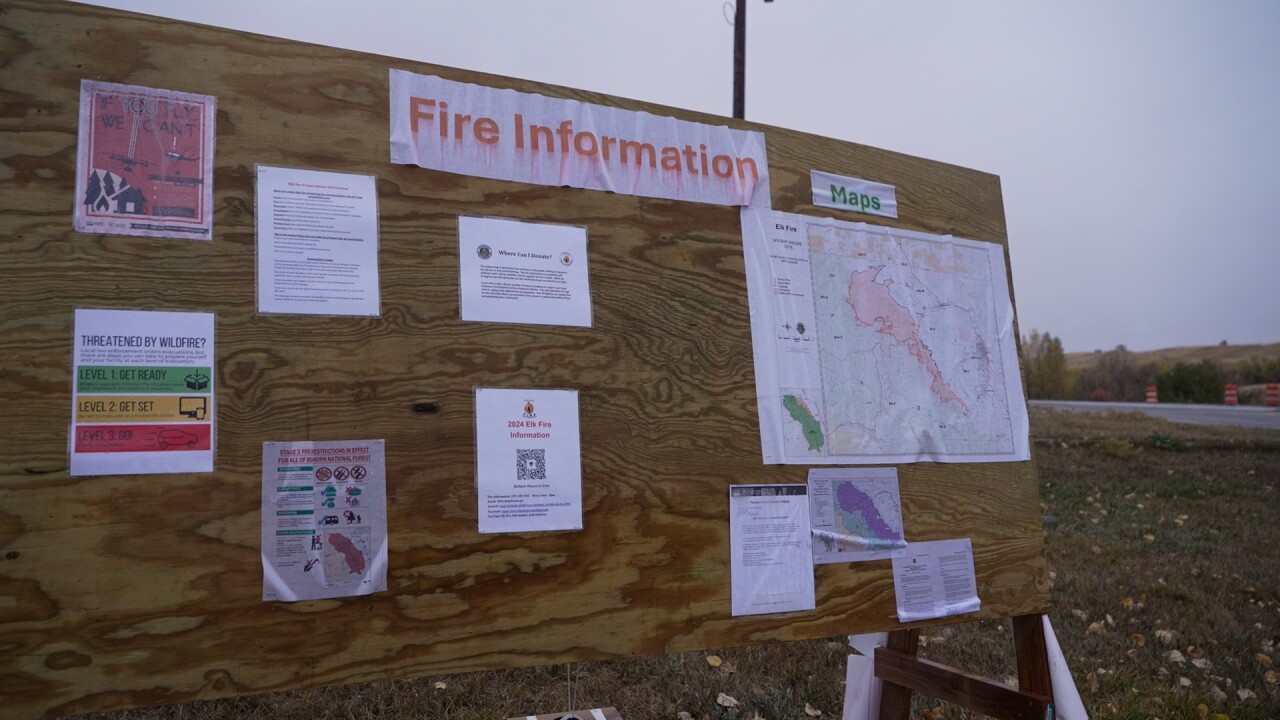 'Blessing to have': Sheridan County residents relieved by rain during Elk Fire