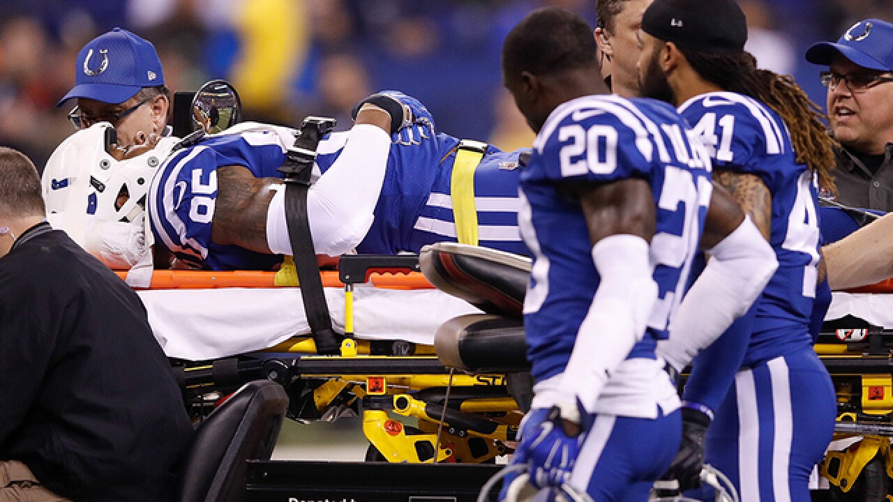 Indianapolis Colts Tight End Brandon Williams Taken Off Field After Suffering Head Injury