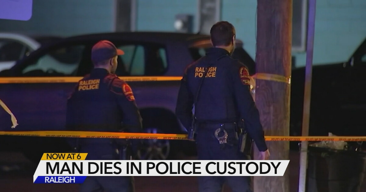 Person dies in custody after Raleigh police use stun gun