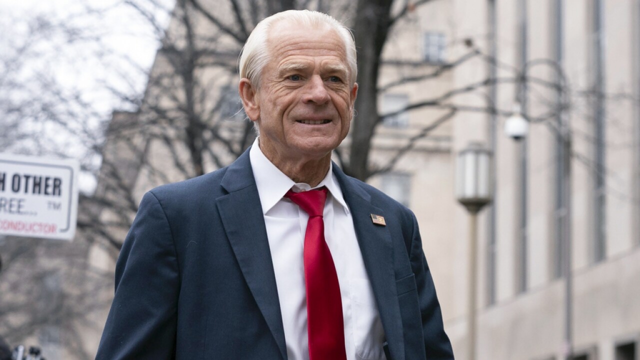 Former Trump White House trade adviser Peter Navarro.