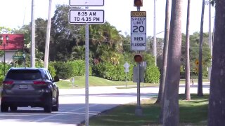 School speed zone in Wellington