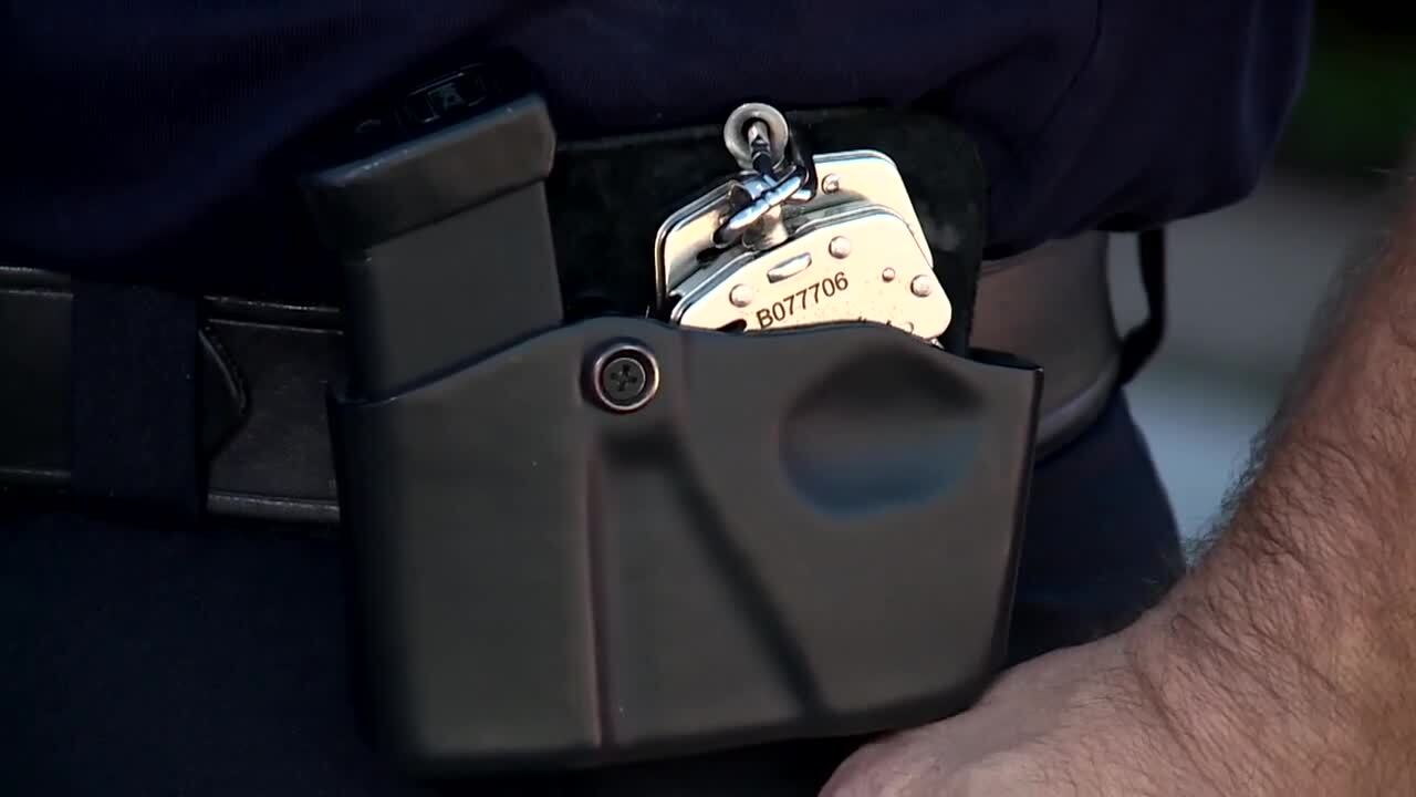 Fort Pierce police handcuffs, Feb. 28, 2024