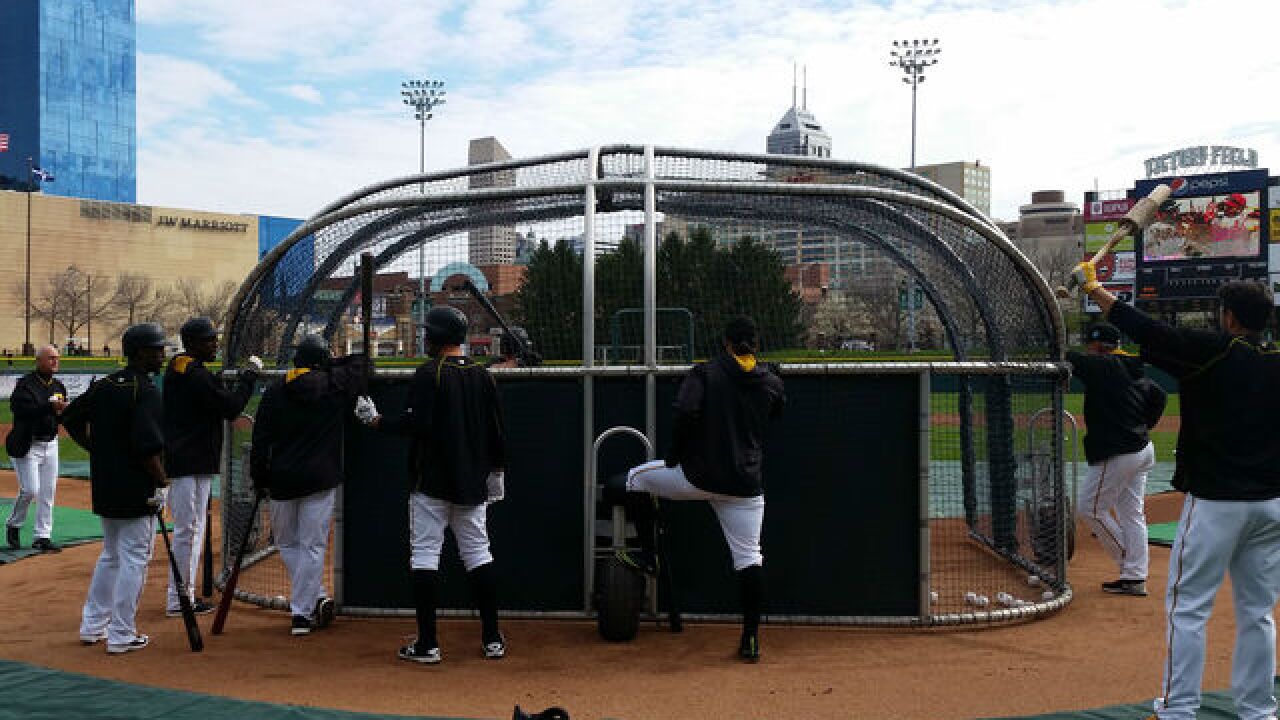 PICS: Reds and Pirates game at Victory Field