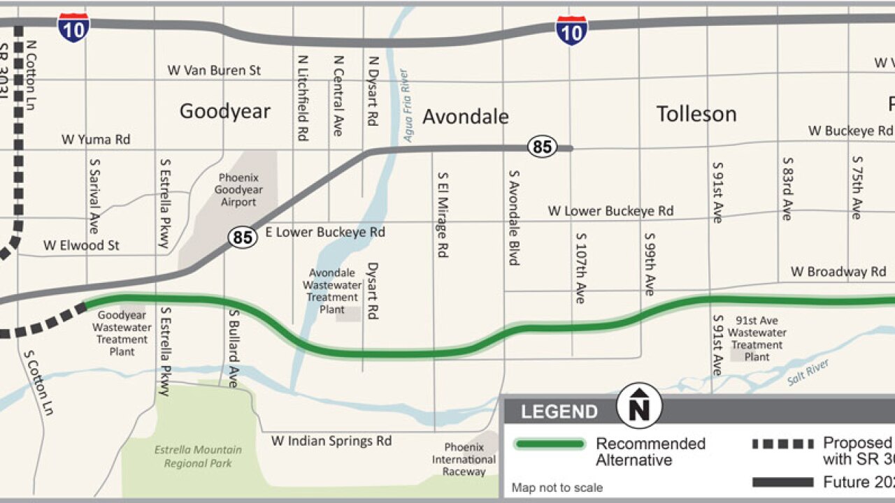 Plans advance for new highway in southwest metro Phoenix