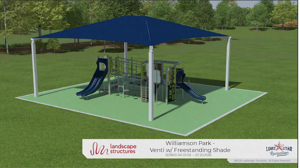 Bryan to replace aging Williamson Park playground with new equipment and full shade coverage