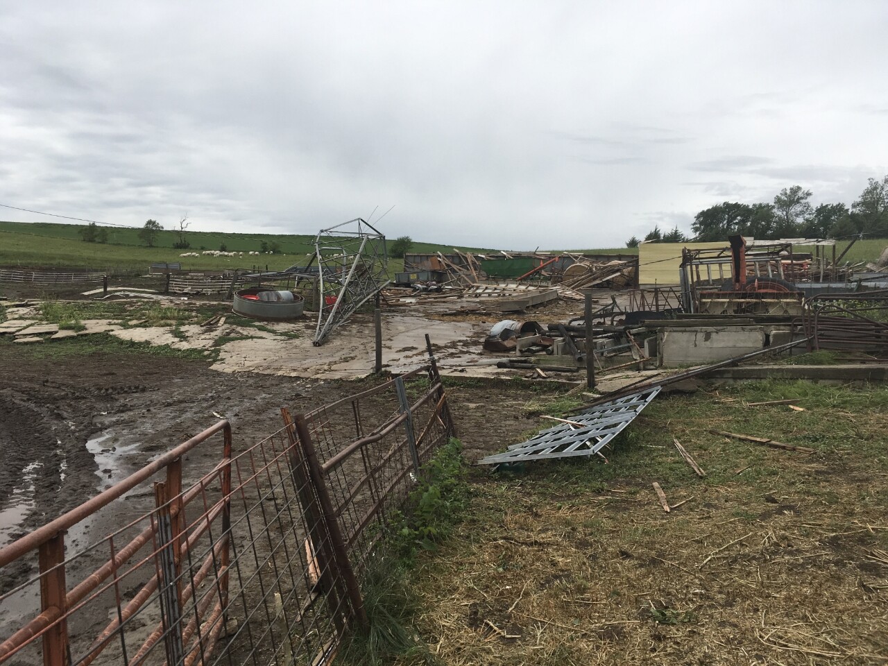 Tornado Damage in Hoskins