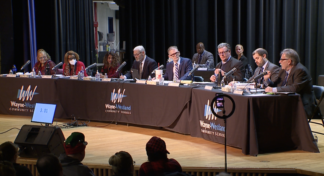 The Wayne-Westland Community Schools board voted down laying off approximately 20 employees. (Dec. 21, 2023)