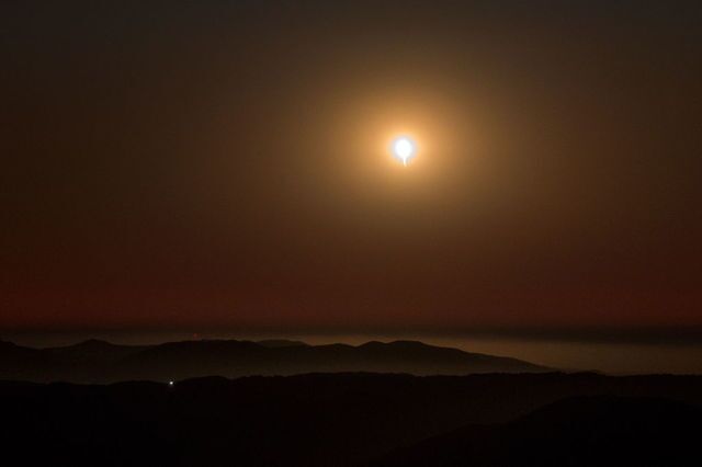 Photos: SpaceX rocket launch lights up evening sky
