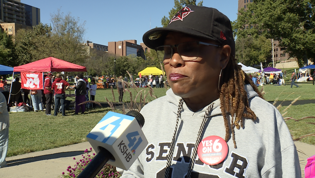 Elaine Bruner, with Respect Missouri Voters