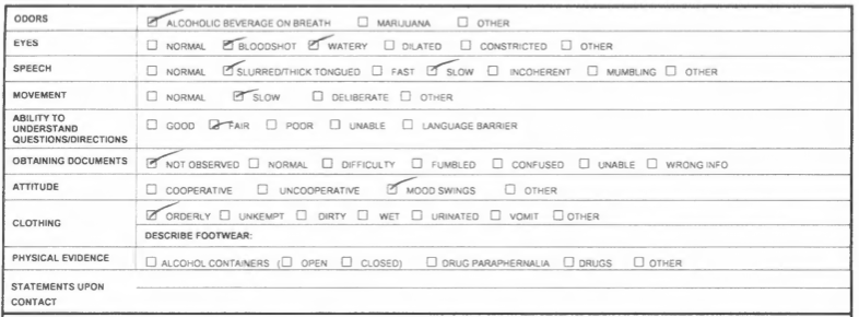 Matthew Gray arrest police report