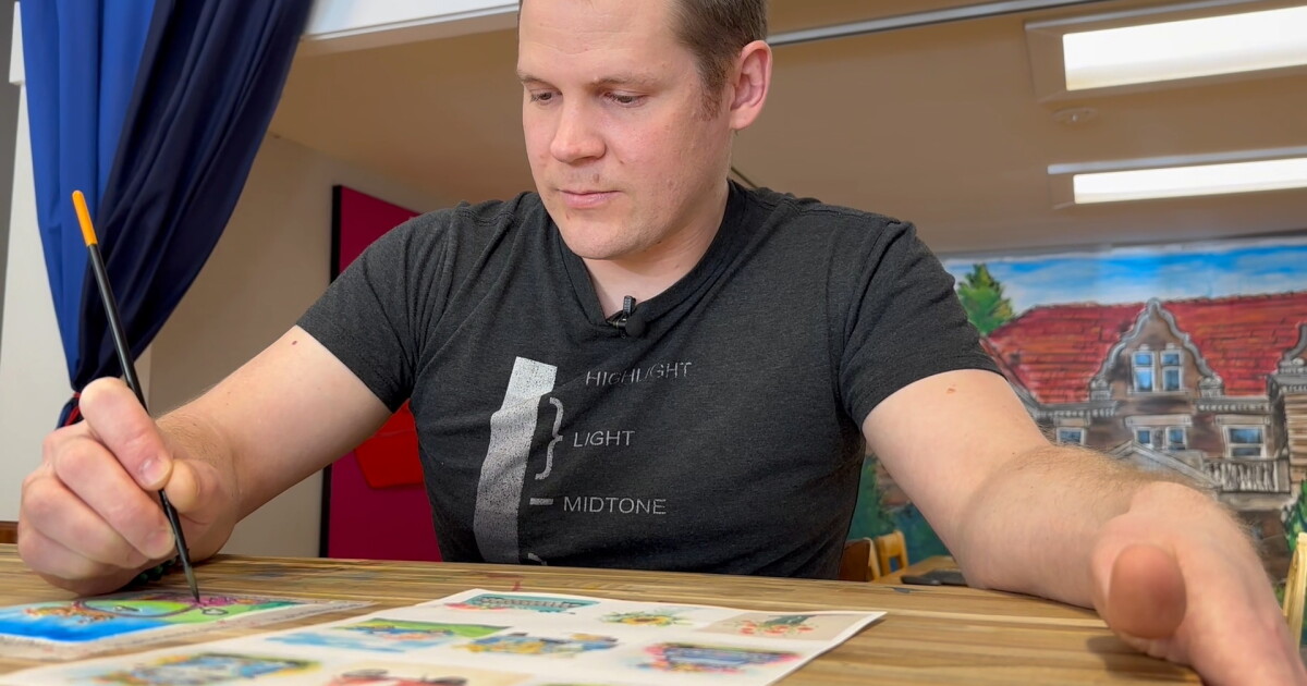 Billings artist paints the city, one watercolor at a time - Vimarsana News