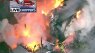 Semi engulfed by fire on Florida highway