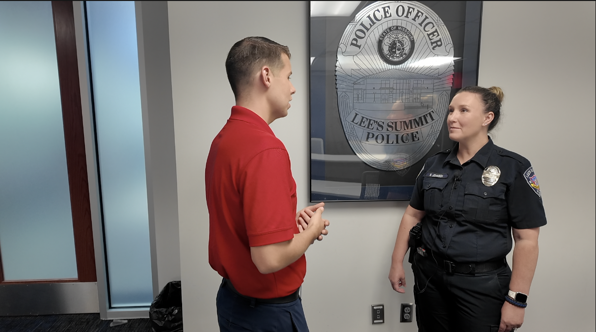 Kelly Johnson, the public information officer with the department.