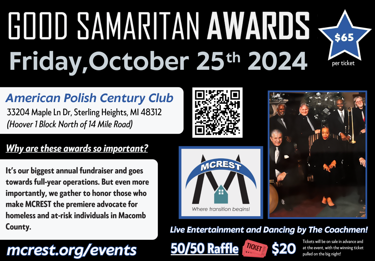 mcrest event good samaritan