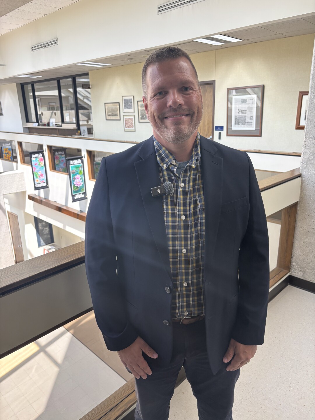 Jesse Thyes is the city administrator in West Bend